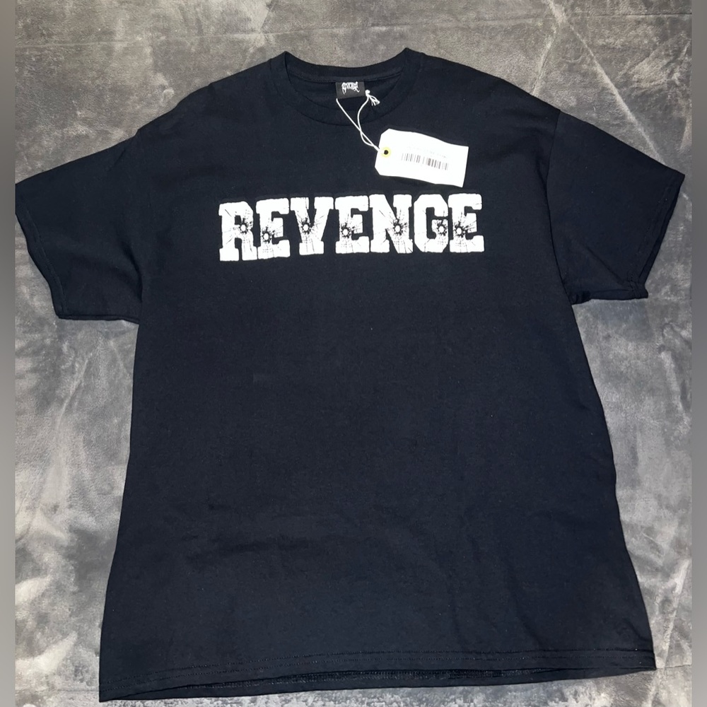 Brand New Revenge Bullet Hole Tee Shirt - Size XL